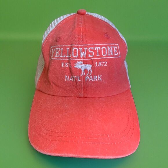 Yellowstone 1872 National Park Embroidered Hat Cap Adjustable Strap Back OSFA - Picture 1 of 8